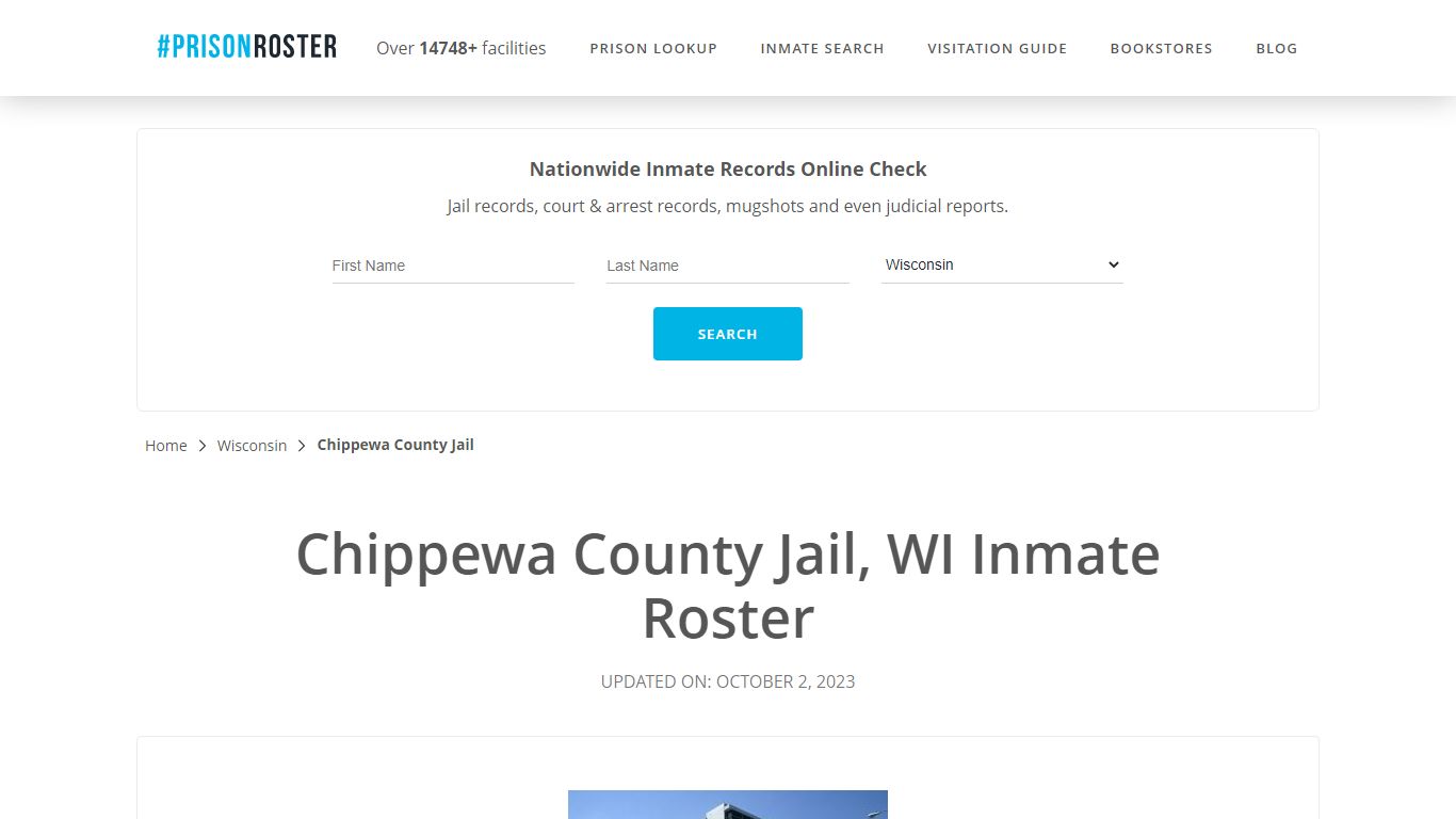 Chippewa County Jail, WI Inmate Roster - Prisonroster
